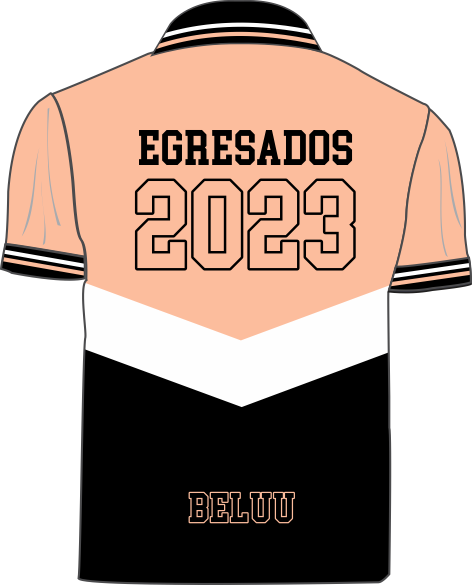 Diseños de 2025 chombas para egresados